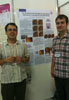 Pablo Cubillas and Mark Holden at their poster
