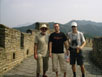 Mike, student and Anders Palmquist on Great Wall